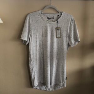 Originals Gray Speckled Short Sleeve Tee SzSm NWTS